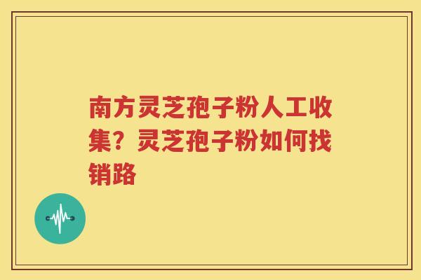 南方灵芝孢子粉人工收集？灵芝孢子粉如何找销路