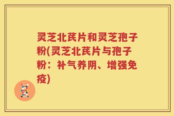 灵芝北芪片和灵芝孢子粉(灵芝北芪片与孢子粉：补气养阴、增强免疫)