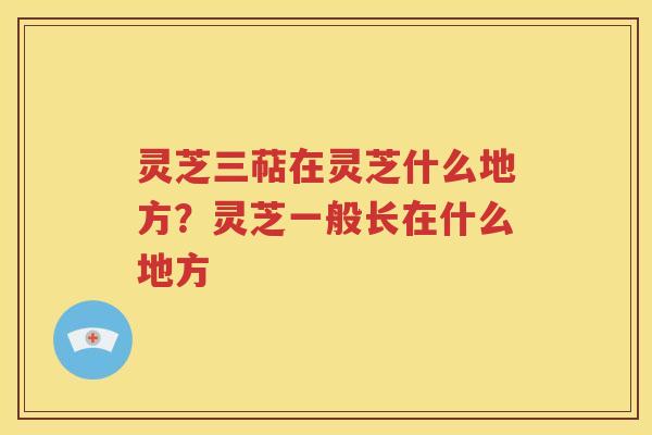 灵芝三萜在灵芝什么地方？灵芝一般长在什么地方