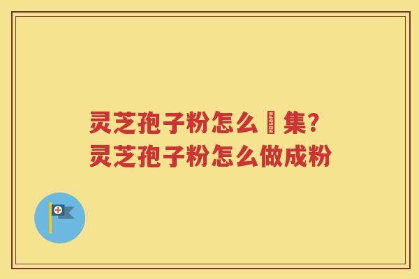 灵芝孢子粉怎么釆集？灵芝孢子粉怎么做成粉