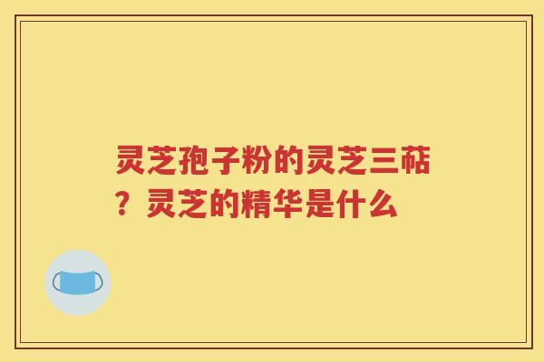 灵芝孢子粉的灵芝三萜？灵芝的精华是什么