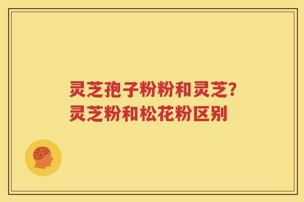 灵芝孢子粉粉和灵芝？灵芝粉和松花粉区别