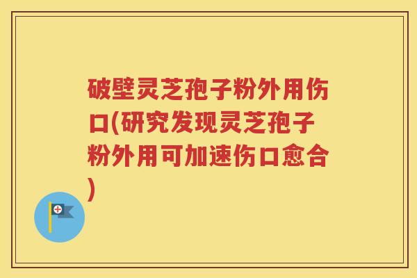 破壁灵芝孢子粉外用伤口(研究发现灵芝孢子粉外用可加速伤口愈合)