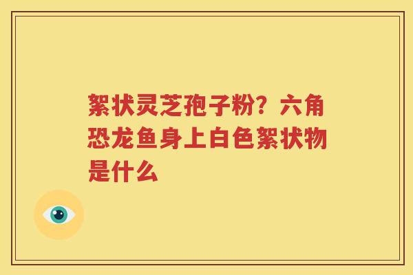 絮状灵芝孢子粉？六角恐龙鱼身上白色絮状物是什么