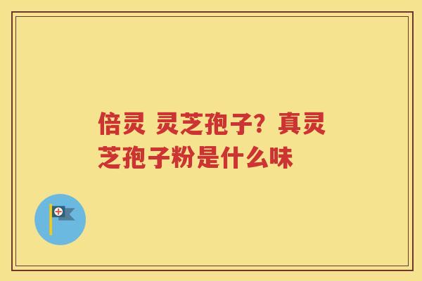 倍灵 灵芝孢子？真灵芝孢子粉是什么味