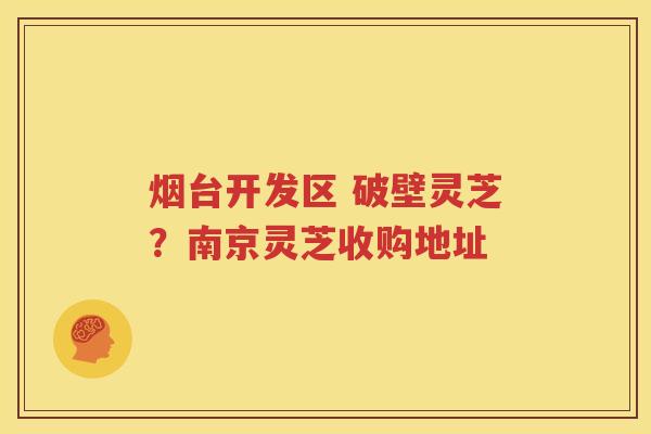 烟台开发区 破壁灵芝？南京灵芝收购地址