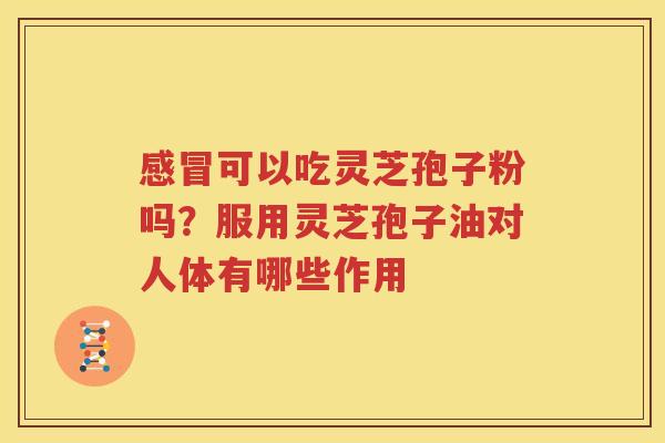 感冒可以吃灵芝孢子粉吗？服用灵芝孢子油对人体有哪些作用