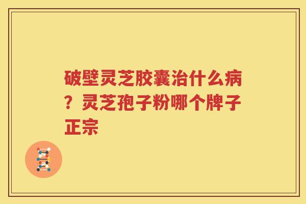 破壁灵芝胶囊治什么病？灵芝孢子粉哪个牌子正宗