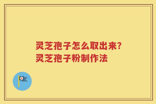 灵芝孢子怎么取出来？灵芝孢子粉制作法