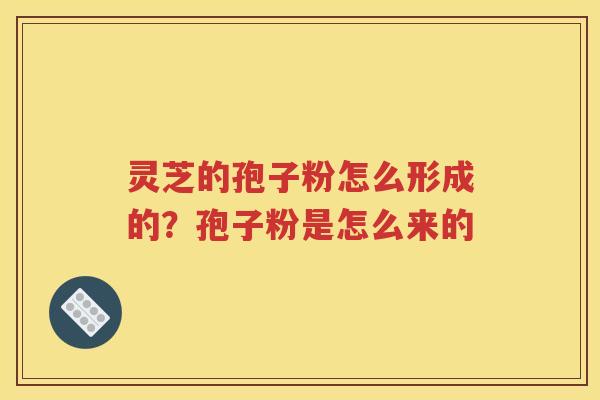 灵芝的孢子粉怎么形成的？孢子粉是怎么来的