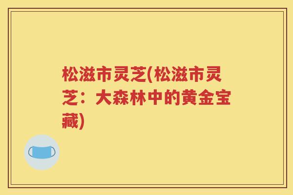 松滋市灵芝(松滋市灵芝：大森林中的黄金宝藏)
