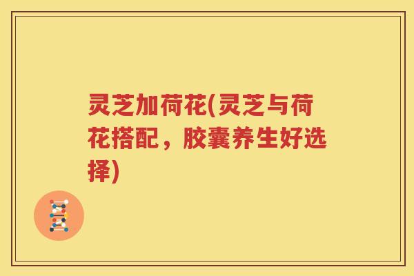 灵芝加荷花(灵芝与荷花搭配，胶囊养生好选择)