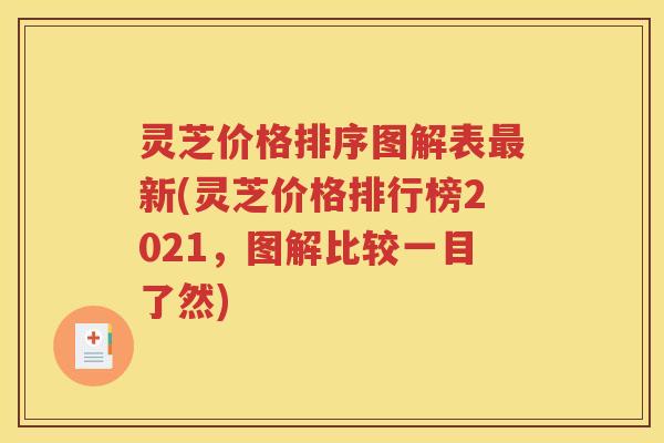 灵芝价格排序图解表最新(灵芝价格排行榜2021，图解比较一目了然)