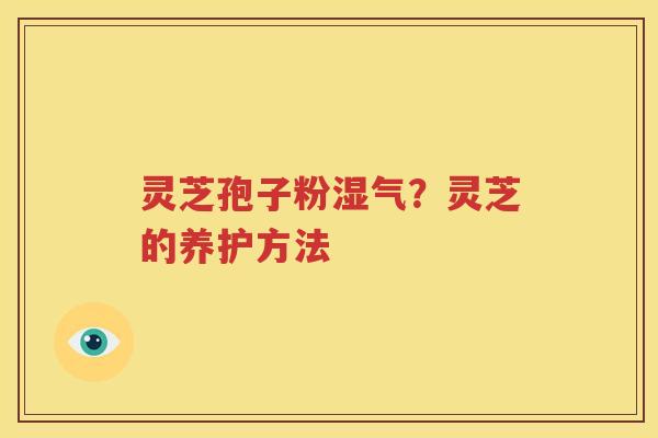 灵芝孢子粉湿气？灵芝的养护方法