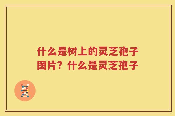 什么是树上的灵芝孢子图片？什么是灵芝孢子