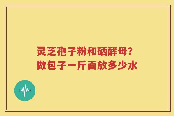 灵芝孢子粉和硒酵母？做包子一斤面放多少水