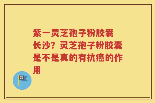 紫一灵芝孢子粉胶囊 长沙？灵芝孢子粉胶囊是不是真的有抗癌的作用