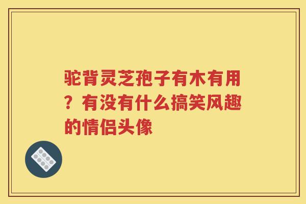 驼背灵芝孢子有木有用？有没有什么搞笑风趣的情侣头像