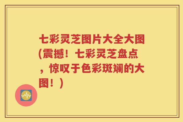 七彩灵芝图片大全大图(震撼！七彩灵芝盘点，惊叹于色彩斑斓的大图！)