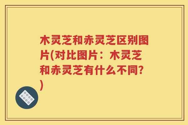 木灵芝和赤灵芝区别图片(对比图片：木灵芝和赤灵芝有什么不同？)