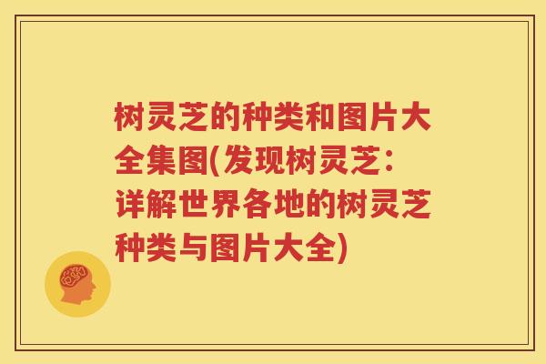 树灵芝的种类和图片大全集图(发现树灵芝：详解世界各地的树灵芝种类与图片大全)