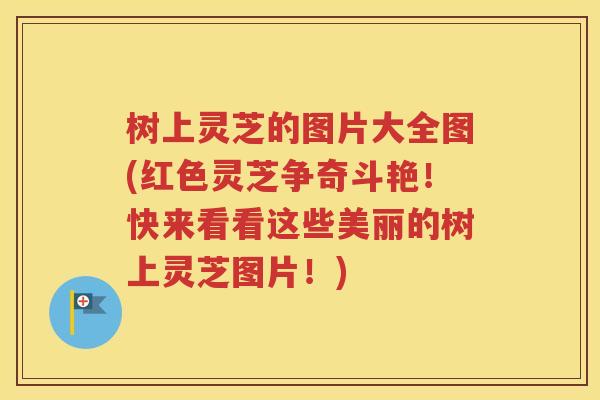 树上灵芝的图片大全图(红色灵芝争奇斗艳！快来看看这些美丽的树上灵芝图片！)