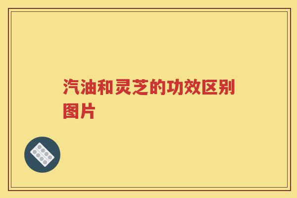 汽油和灵芝的功效区别图片