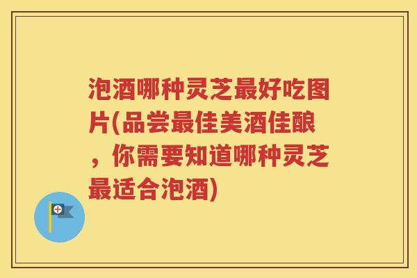 泡酒哪种灵芝最好吃图片(品尝最佳美酒佳酿，你需要知道哪种灵芝最适合泡酒)
