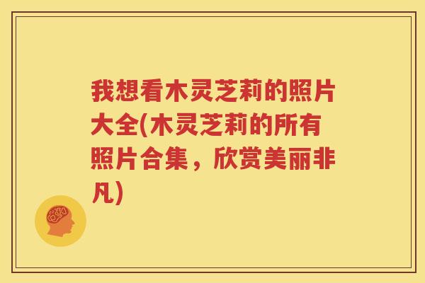 我想看木灵芝莉的照片大全(木灵芝莉的所有照片合集，欣赏美丽非凡)