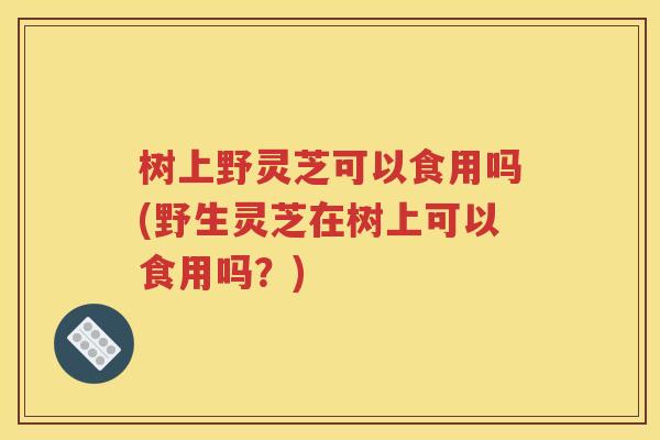 树上野灵芝可以食用吗(野生灵芝在树上可以食用吗？)