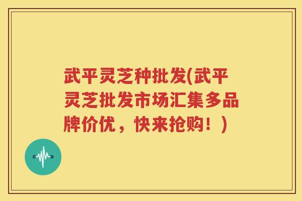 武平灵芝种批发(武平灵芝批发市场汇集多品牌价优，快来抢购！)