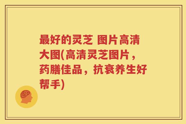 最好的灵芝 图片高清大图(高清灵芝图片，药膳佳品，抗衰养生好帮手)