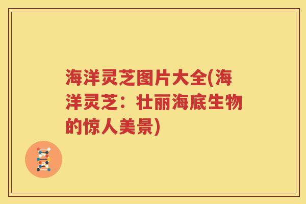海洋灵芝图片大全(海洋灵芝：壮丽海底生物的惊人美景)