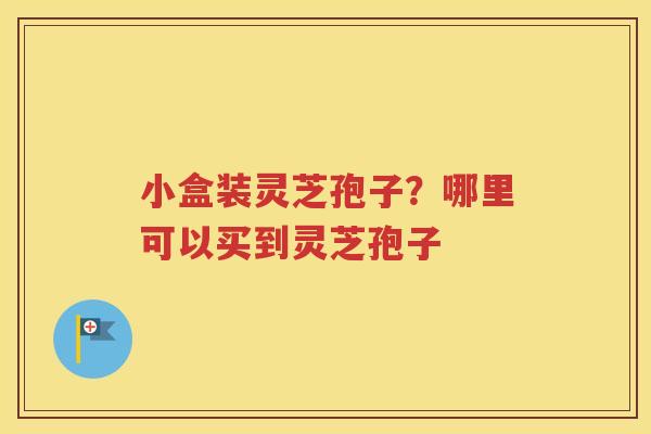 小盒装灵芝孢子？哪里可以买到灵芝孢子