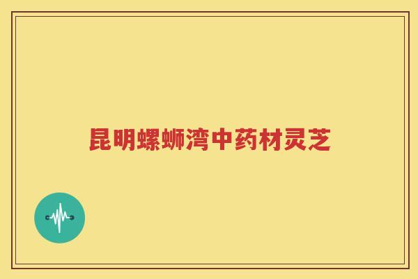 昆明螺蛳湾中药材灵芝