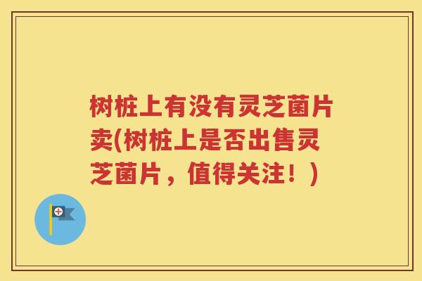 树桩上有没有灵芝菌片卖(树桩上是否出售灵芝菌片，值得关注！)