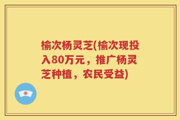 榆次杨灵芝(榆次现投入80万元，推广杨灵芝种植，农民受益)