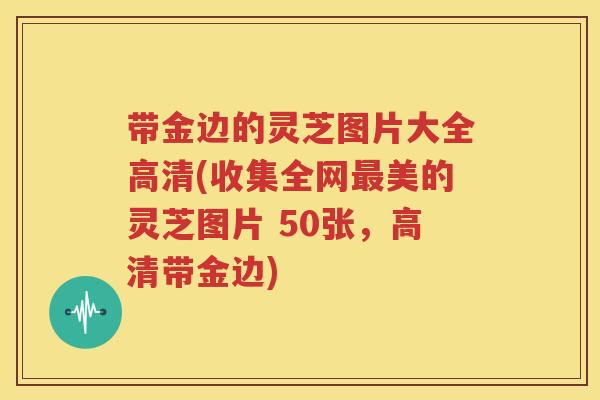 带金边的灵芝图片大全高清(收集全网最美的灵芝图片 50张，高清带金边)