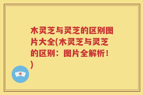 木灵芝与灵芝的区别图片大全(木灵芝与灵芝的区别：图片全解析！)