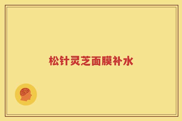 松针灵芝面膜补水