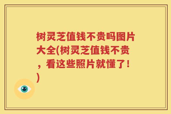 树灵芝值钱不贵吗图片大全(树灵芝值钱不贵，看这些照片就懂了！)