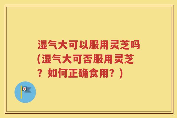 湿气大可以服用灵芝吗(湿气大可否服用灵芝？如何正确食用？)