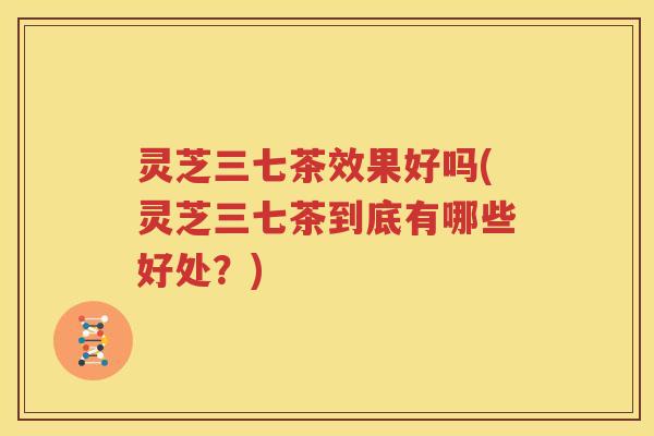 灵芝三七茶效果好吗(灵芝三七茶到底有哪些好处？)