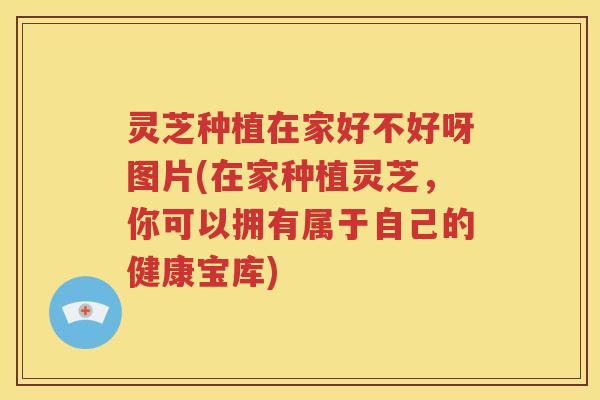 灵芝种植在家好不好呀图片(在家种植灵芝，你可以拥有属于自己的健康宝库)