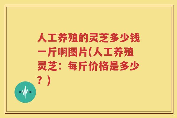 人工养殖的灵芝多少钱一斤啊图片(人工养殖灵芝：每斤价格是多少？)