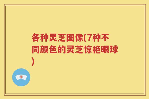 各种灵芝图像(7种不同颜色的灵芝惊艳眼球)