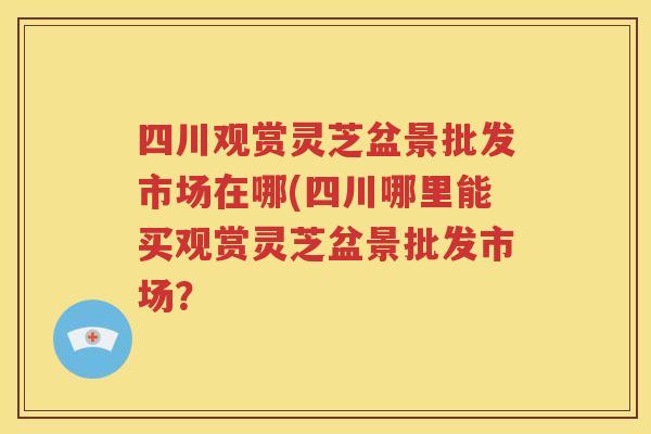 四川观赏灵芝盆景批发市场在哪(四川哪里能买观赏灵芝盆景批发市场？