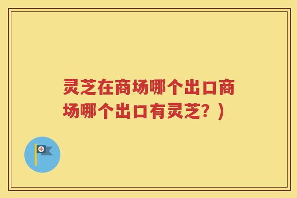 灵芝在商场哪个出口商场哪个出口有灵芝？)