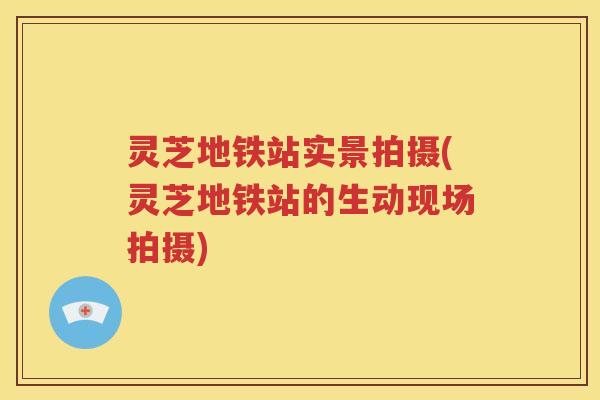 灵芝地铁站实景拍摄(灵芝地铁站的生动现场拍摄)