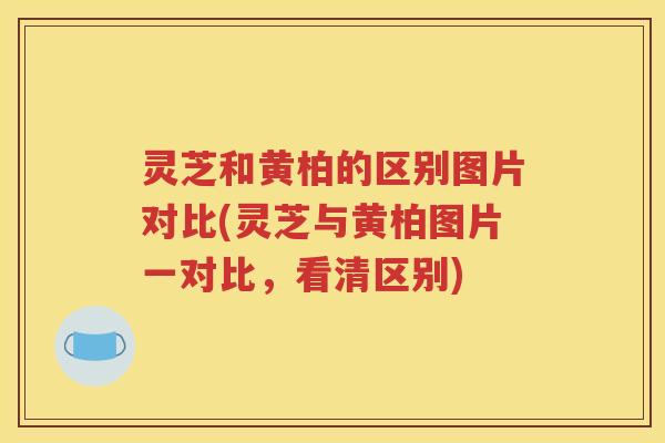 灵芝和黄柏的区别图片对比(灵芝与黄柏图片一对比，看清区别)